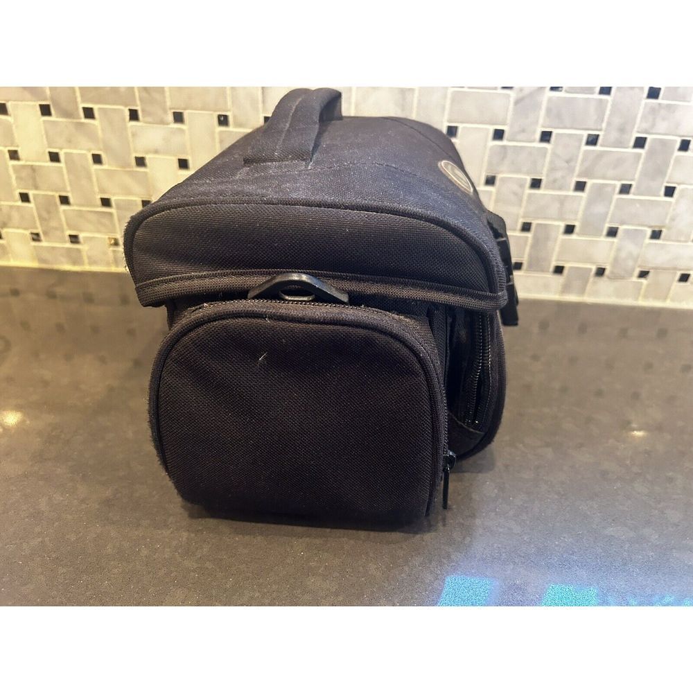 TARGUS VIDEO RECORDER/CAMERA BAG/CASE ~‎ 4 POCKETS ~ BLACK - Picture 4 of 5